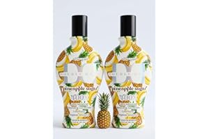 Bundle of 2 Bottles: Pineapple Sugar 400X Advanced Bronzing Tanning Lotion 221 ml Each by Brown Sugar