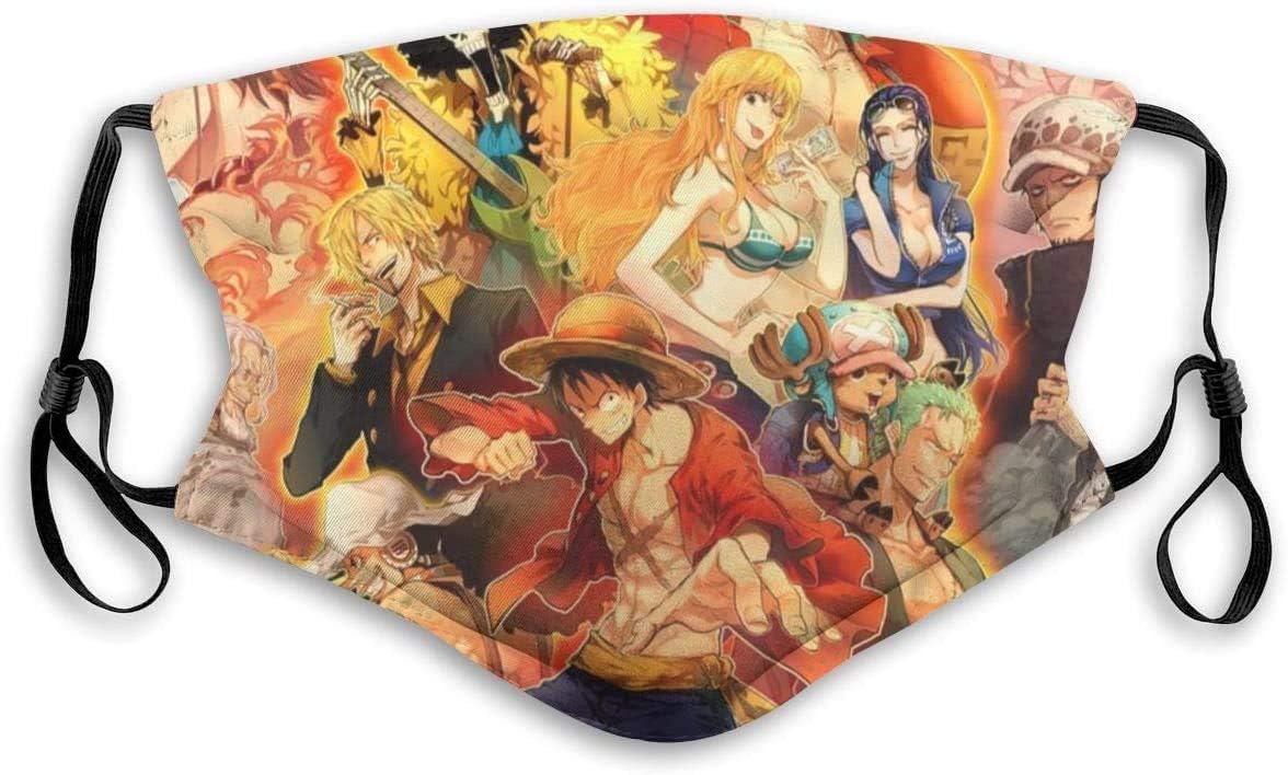 KWSAAXD mask Mens Women Adult Kids Cool One Piece Anime Cartoon Mask S