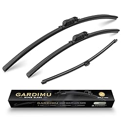 GARDIMU 3 Pcs Front and Rear Windshield Wiper