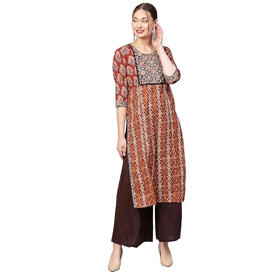 Women's Cotton Straight Kurta