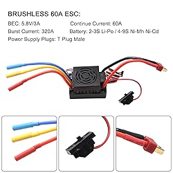 GoolRC 3650 4300KV Brushless Motor with 60A