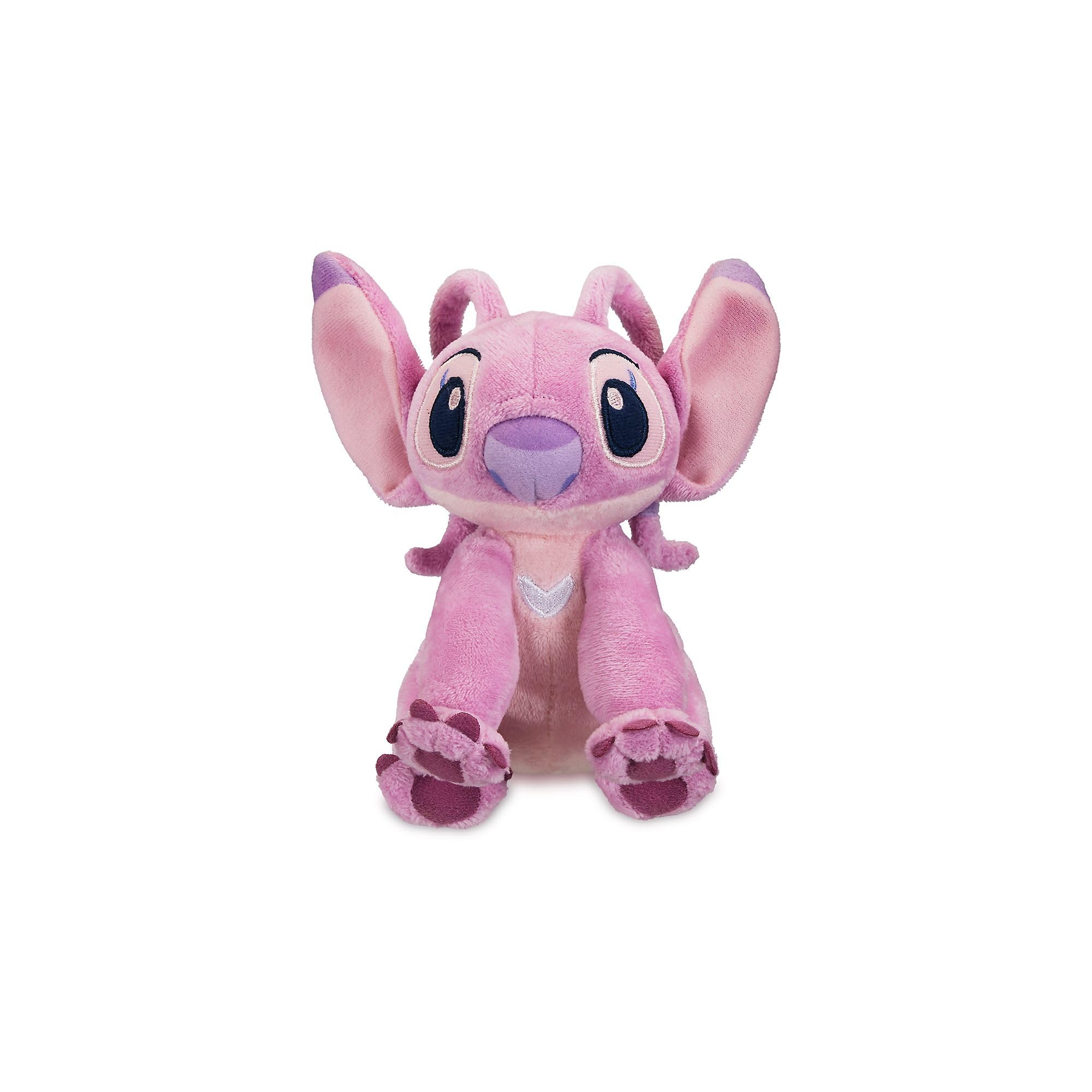 Disney Store Official Angel Mini Bean Bag Plush, Lilo & Stitch, 17cm/7”, Small Cuddly Stuffed Pink Toy Alien, Suitable for Ages 0+ — image 1