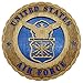 Unique Decorative Custom Laser Crafted Three Dimensional Wooden Wall Plaque - Armed Forces Air Force
