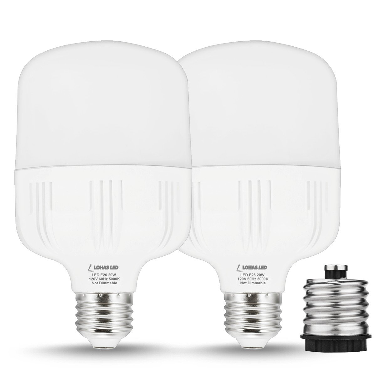 Lohas LED bombillas, 150 W, equivalente a 20 W E26 LED ...