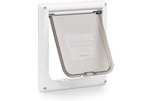 PetSafe Interior 2-Way Locking Cat Door - Indoor Pet Flap - Hides Litterbox or Food - DIY Installation
