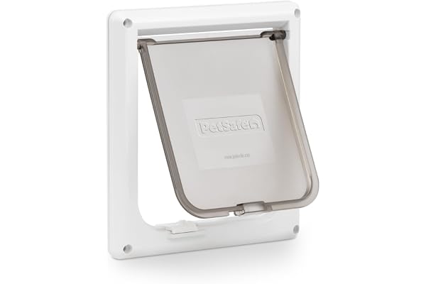 PetSafe Interior 2-Way Locking Cat Door - Indoor Pet Flap - Hides Litterbox or Food - DIY Installation