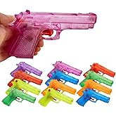 Water Guns for Kids, 6 Inch Squirt Guns, Pool Beach Party Toy, 12 Pack | Bulk Blasters for Backyard Battles; Outdoor Summer Splash Games; Assorted Color Soakers for Adults, Teens &amp; Family
