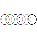 SaPeal 4 Inches Key Rings Stainless Steel Wire