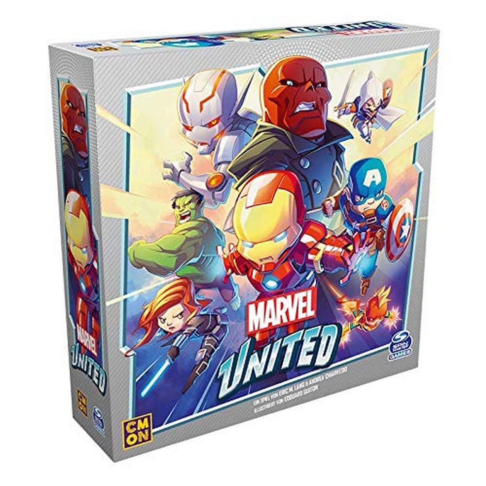 CMON, Marvel United Basic Game, Family Game, Board Game, 1-4 Players, From 10+ Years, 40+ Minutes, German