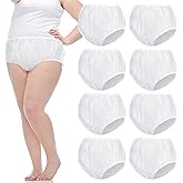 9 Pcs Waterproof Incontinence Underpants Plastic Pants Leak Proof Incontinence Underwear Adult Diaper Cover(XL,Clear)