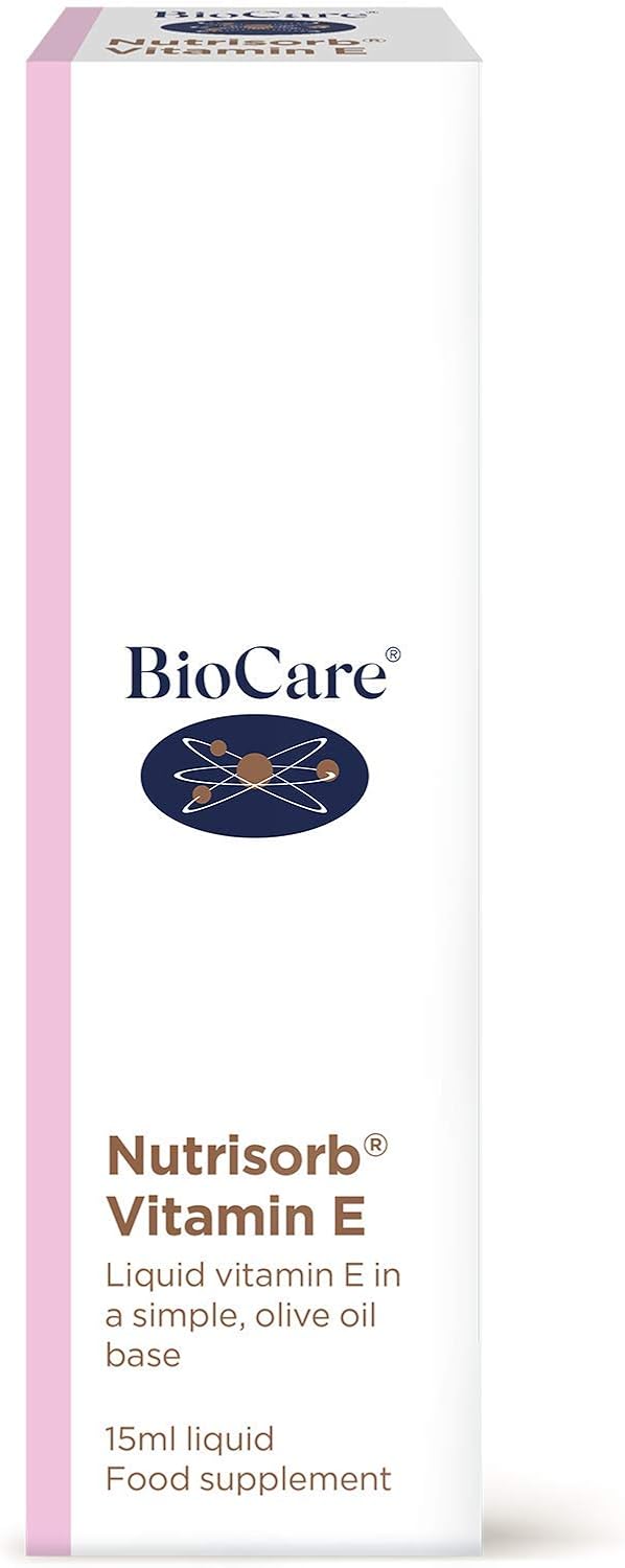 BioCare Nutrisorb Vitamin E - Protects Cells from Oxidative Stress - High Potency Liquid Form with 100iu of Vitamin E per Dose - 15ml - Image 3