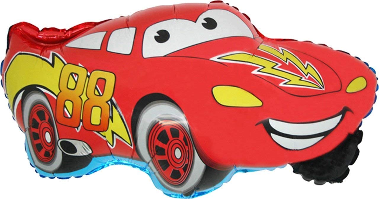 Toyland® 74cm (29") Red Cars Shaped Foil Balloon - Children's Party Decoration