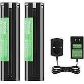 2Pack 4000mAh 9.6V Battery and Charger for Makita 9000 9001 9002 9033 9600 96003 193890-9 192696-2 632007-4 6095D 6096D DA391D kr23/43 Ni-MH Battery Charger