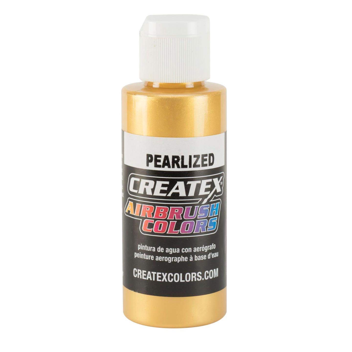 Createx 60 ml Paint, Pearlescent Satin Gold