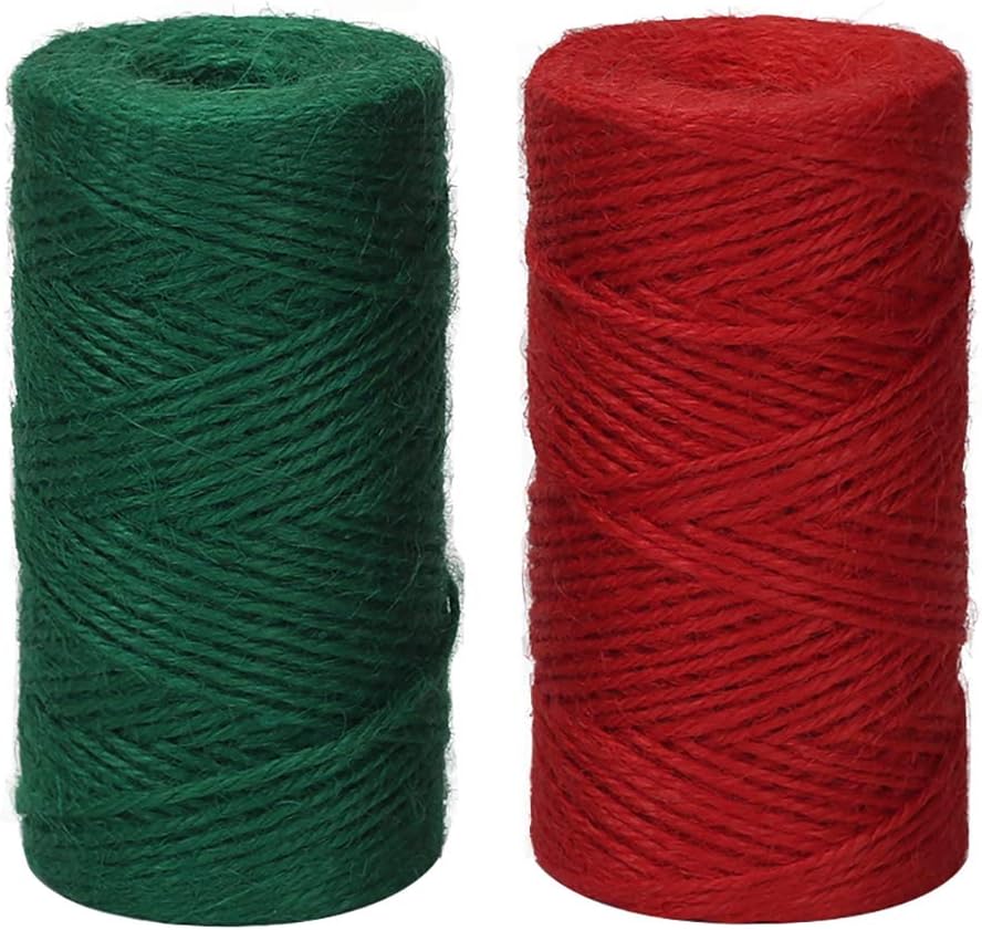 Tenn Well Hemp Rope, Natural Garden Twine Jute String for Gardening