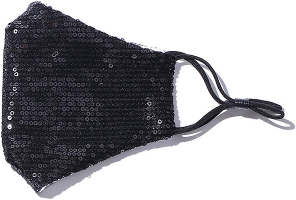 Mouth Mask Fashion Sequin Dust-Proof Breathable Face Mouth Mask Mouth Cover