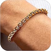 Irideket Gold Plated Chain Bracelet for Women,Adjustable Dainty Gold Jewelry, Simple Rope Chain Stackable Bracelet Gift fo Women for Daughter Granddaughter Mom Sister Mothers Day Valentine Gift and Christmas