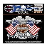 Harley-Davidson United We Ride Eagle Decal, MD 5.5 x 3.625 inch DC125843