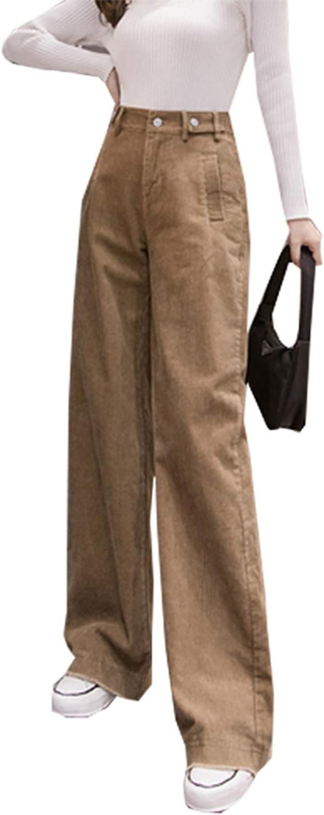 Pantalon Pana Mujer Pantalón De Pana Ancha Para Mujer Jxgelly