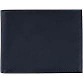 Trafalgar Men's Sergio Genuine Leather RFID Bi-Fold Passcase Wallet, Black