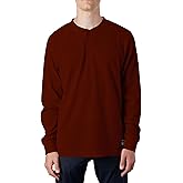 Southpole Mens Thermal Henley Shirt Long Sleeve Soft Waffle Knit 3-Button Top for Men, Sizes S–2XL