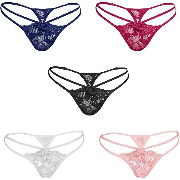 Paquete De 3 Calzoncillos Sexys Para Mujer, Tanga Abierta De Encaje, Lencería Modal, Ropa Interior De Cintura Media