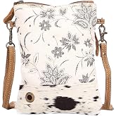 Myra Bag Floral Purse - Canvas Bags for Women, Over The Shoulder Purse