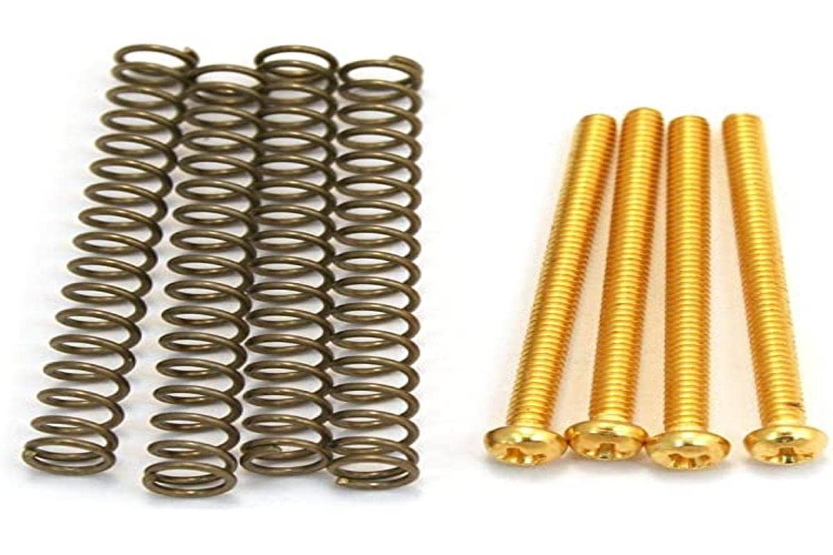 Allparts GS 002 Screws and Springs for Humbucker Pickup (Gold)