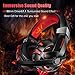 PC Gaming Headset, ONIKUMA 7.1 Surround Sound USB Gaming Headset, Crystal Clear Sound with Noise Isolating Mic, Over-ear Deep Bass Volume Control LED Light for PC Mac Computer Gamers Laptop (Red)