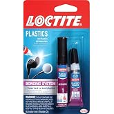 Loctite Super Glue Plastics Bonding System, Clear, 0.21 fl oz Kit, 1 Pack