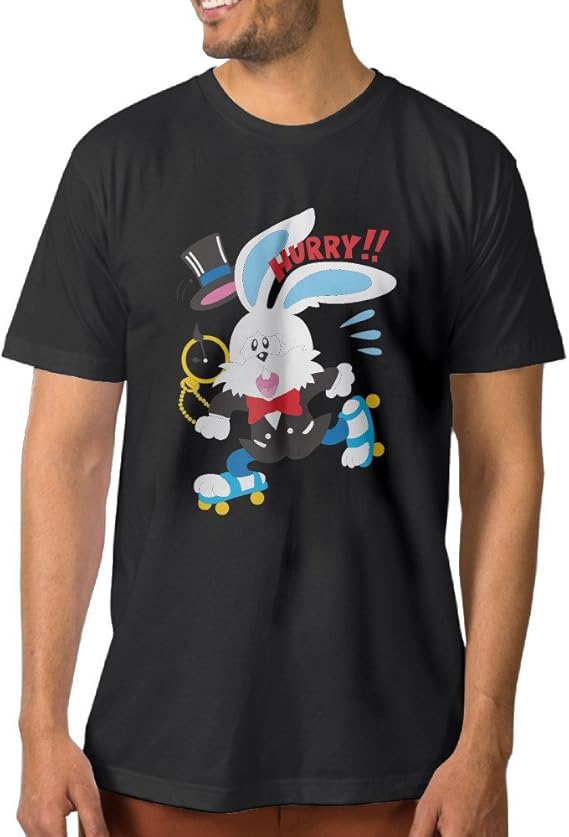 Amazon サクランボ 男性着 半袖tシャツ 個性的な 丸首 可愛い ウサギ レース イラスト 通気 Tシャツ 涼感シリーズ カジュアル 普段着 Black Size 3x Tシャツ カットソー 通販
