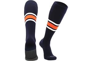 MadSportsStuff Dugout 3 Stripe Baseball Socks Over the Calf Length Pattern E