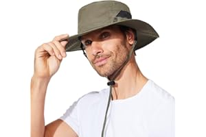 G GIEPHT Fishing Hat for Mens Sun Hat Wide Brim Bucket Hat SPF UV Protection XL XXL Large Size Big Head Hiking Beach Safari