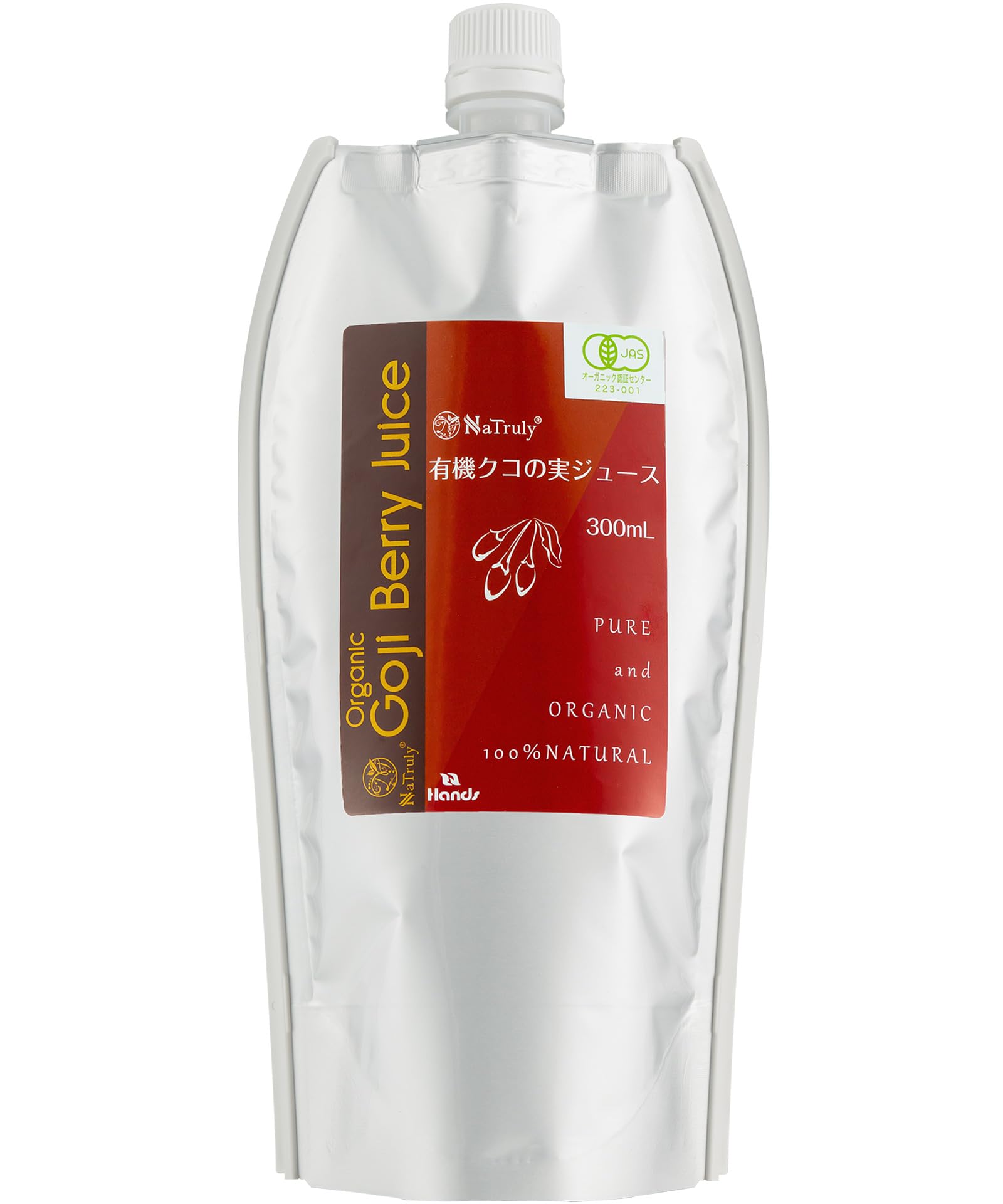 NaTruly （ナトゥリー） 有機 クコの実ジュース 300ml オーガニック ゴジベリージュース 枸杞 100％ 無農薬 添加物不使用商品画像
