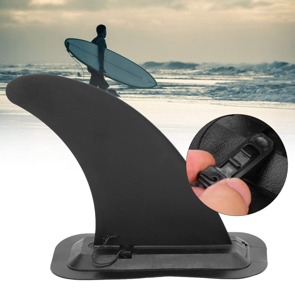 Removable Universal SUP Fin, Pvc Stand-Up Detachable Paddle Board Stability Sup Fin, Longboard Center Surfboard Alba Fin, for Long Board Surfboard Paddleboard Kayak Canoe