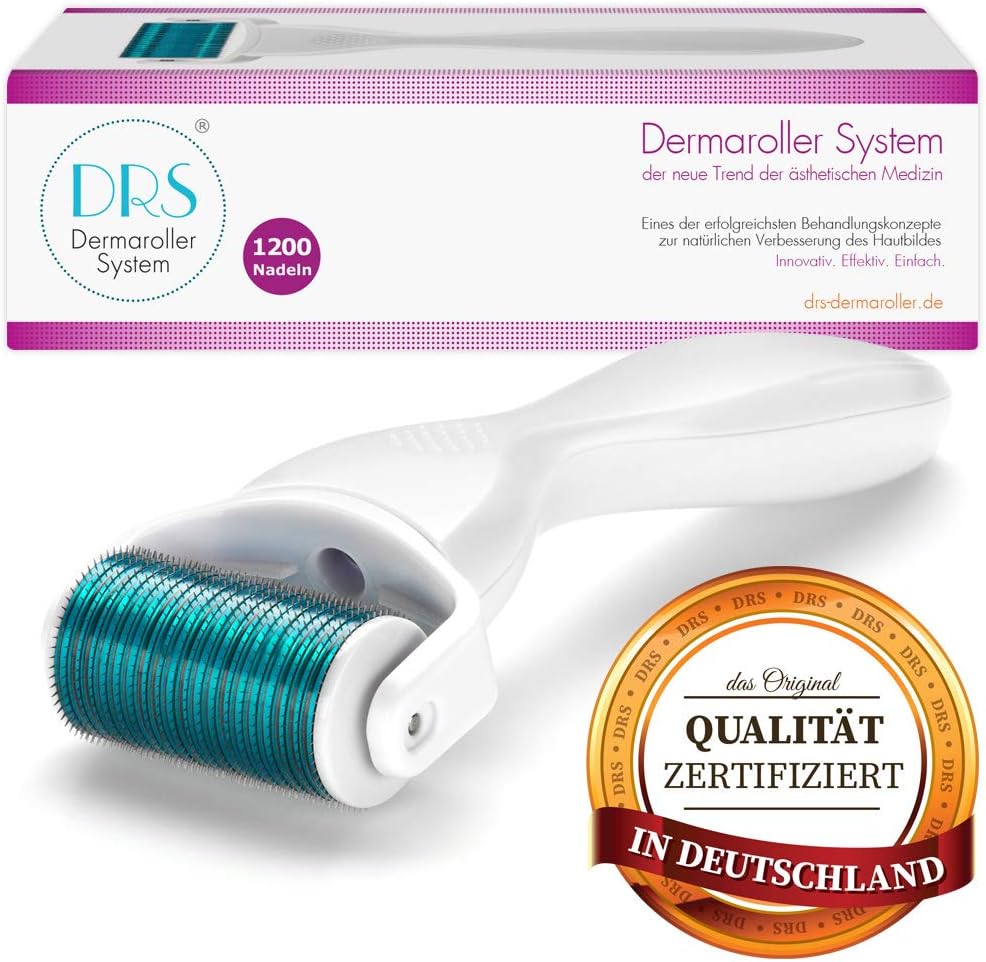 DRS Body Dermaroller with 1200 needles, replaceable attachment, needle length:0.20mm