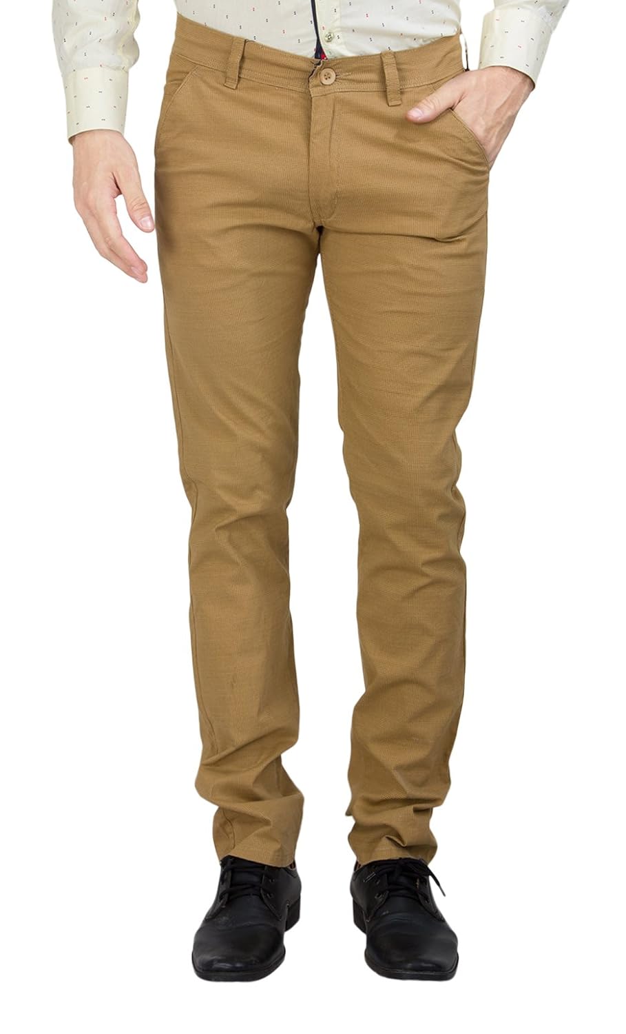 bloos jeans men's cotton trouser brown