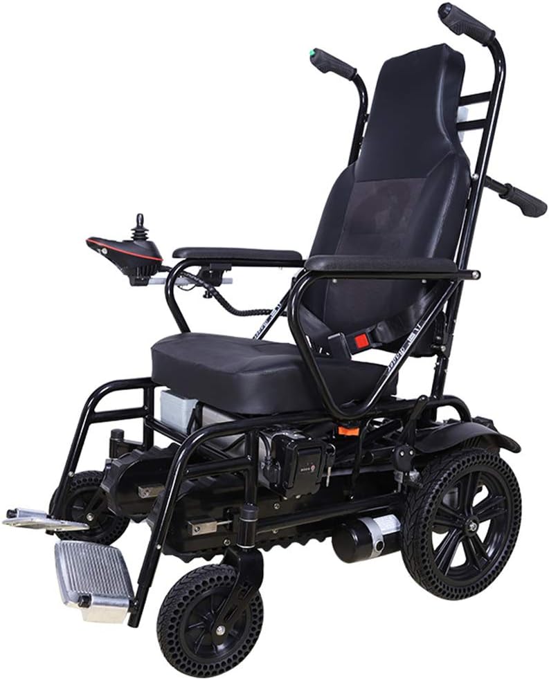 Electric Stair Climbing Wheelchair, Crawler Folding Scooter, Suitable for The Elderly/Disabled