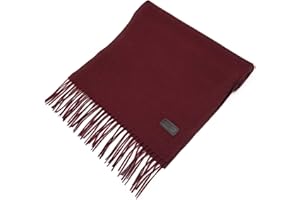 Hickey Freeman Solid 100% Italian Cashmere Scarf for Men – Ultra-Soft Men’s Winter Scarves, 72-Inches x 12-Inches