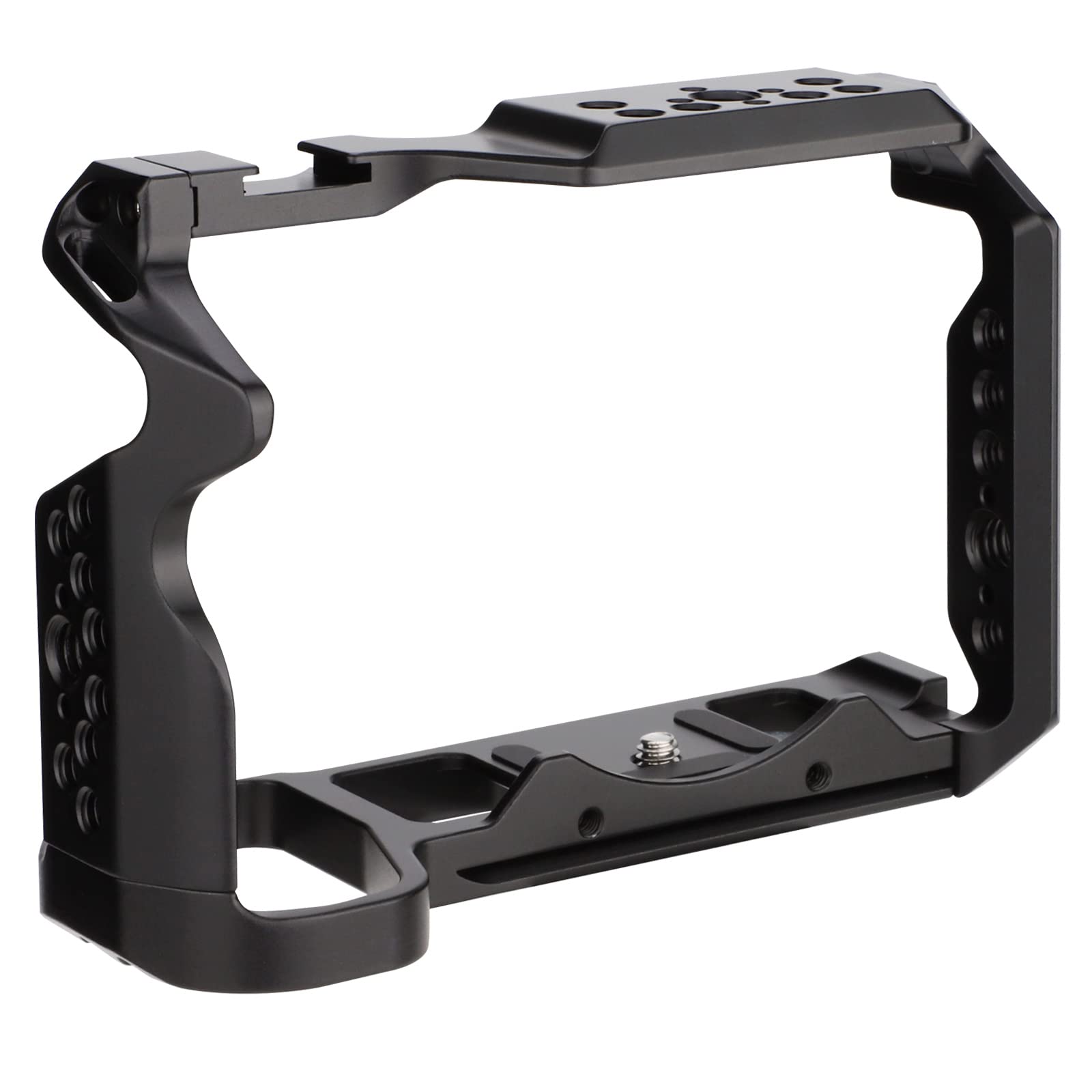 Leftfoto Camera Cage for Panasonic S5 Camera,Extension Mount Microphone Fill Light Bracket Filming Accessories,with Cold Shoe