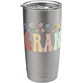 Gran Gifts Women Wildflower Floral Design Gran Stainless Steel Insulated Tumbler