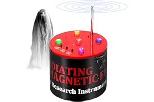 MTAA Upgraded Ghost Equipment 2.0 EMF+ATDD, Paranormal Equipment with 5 Levels Adjustable Sensitivity, 360° Antenna Detection and Temperature Deviation Detection