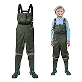 HISEA Kids Chest Waders Youth Fishing Waders for