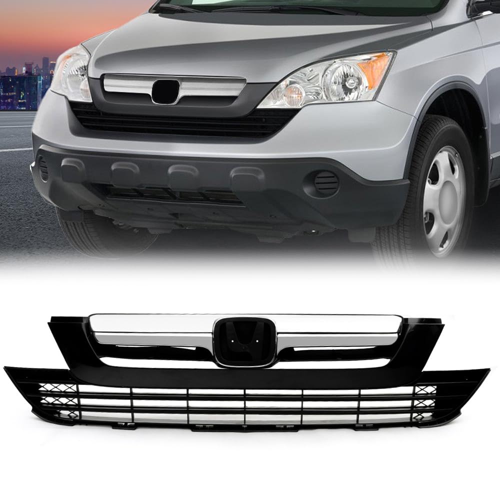G-PLUS Front Upper Lower Bumper Grille Mesh Grill