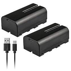Kastar NP-F570T USB-C Battery 2-Pack Replacement