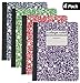 1InTheOffice Composition Notebooks College Ruled, Composition Book, College Ruled Composition Notebook, Assorted Colors 9.75 x 7.5, 4 Pack