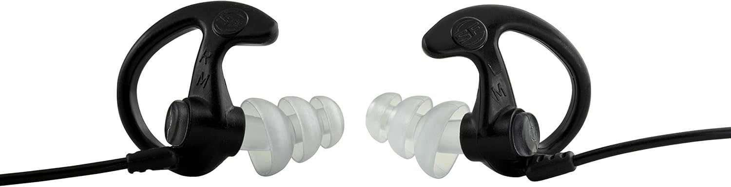 SureFire EP5 Sonic Defenders Max Full-Block Earplugs, triple flanged design, reusable : Sports & Outdoors