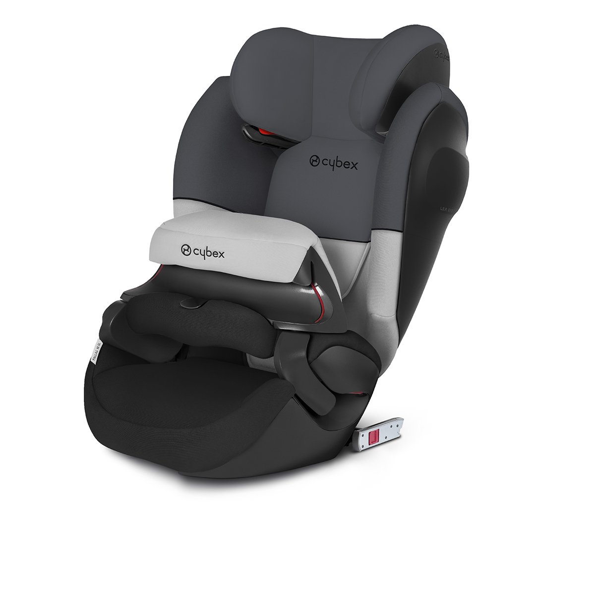 CYBEX Silver 2-in-1 Kinder-Autositz Pallas M-Fix SL, Für Autos mit und ohne ISOFIX, Gruppe 1/2/3 (9-36 kg), Ab ca. 9 Monate bis ca. 12 Jahre, Gray Rabbit