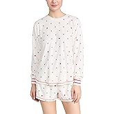 PJ Salvage Womens Loungewear Forever Festive Long Sleeve Top