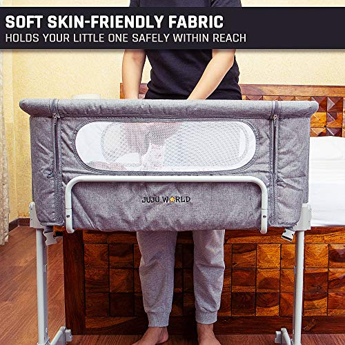 Juju World Bedside for Baby Arm’s Reach Safe Sleeper